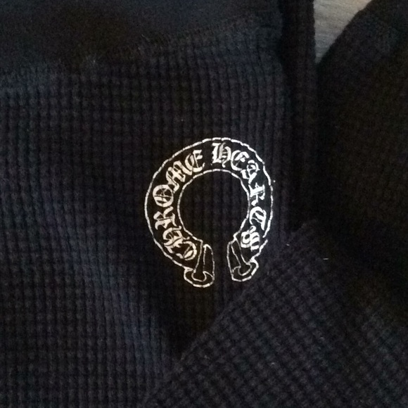 Chrome hearts authentic leggings sweat pants waffle weave - Picture 2 of 9